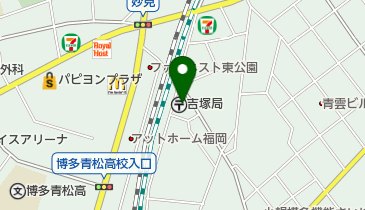 吉塚郵便局の地図画像