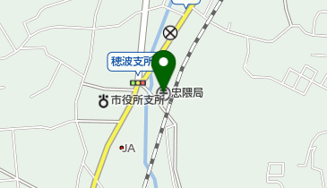 忠隈郵便局の地図画像