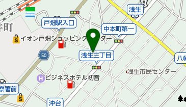 戸畑中本町郵便局の地図画像