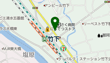 竹下郵便局の地図画像