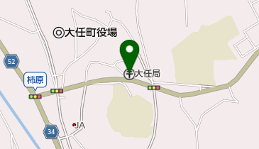 大任郵便局の地図画像