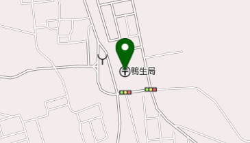 鴨生郵便局の地図画像