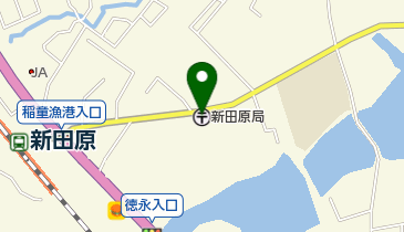 新田原郵便局の地図画像