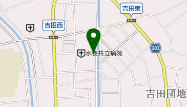 水巻吉田郵便局の地図画像