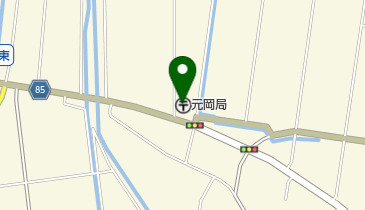 元岡郵便局の地図画像
