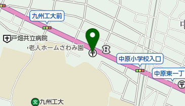 戸畑中原郵便局の地図画像