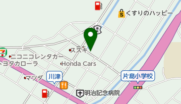 飯塚川津郵便局の地図画像