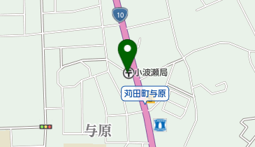 小波瀬郵便局の地図画像