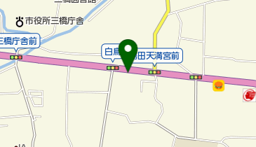 三橋郵便局の地図画像