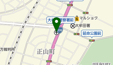 大牟田浄真郵便局の地図画像