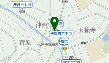 戸畑天籟寺郵便局の地図画像