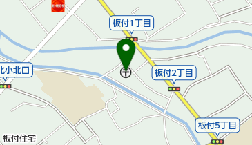 板付郵便局の地図画像