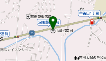 小倉沼南郵便局の地図画像