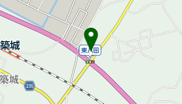 椎田八田郵便局の地図画像