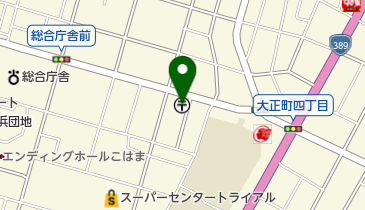 大牟田小浜郵便局の地図画像