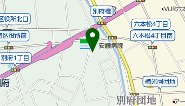 福岡別府団地郵便局の地図画像