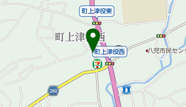 八幡大原郵便局の地図画像