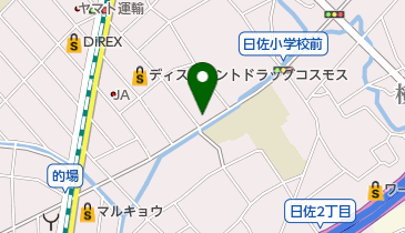 福岡横手郵便局の地図画像