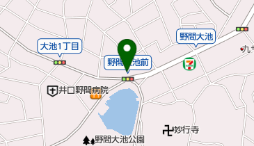 福岡大池郵便局の地図画像