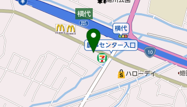 小倉横代郵便局の地図画像