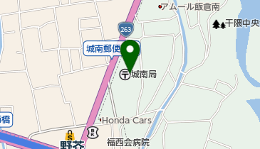 城南郵便局の地図画像