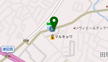 小倉田原郵便局の地図画像