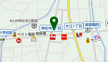 福岡神松寺郵便局の地図画像