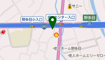 福岡野多目郵便局の地図画像
