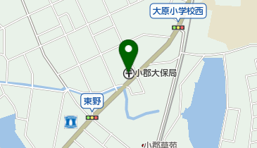 小郡大保郵便局の地図画像