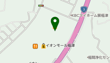 イオンモール福津郵便局の地図画像