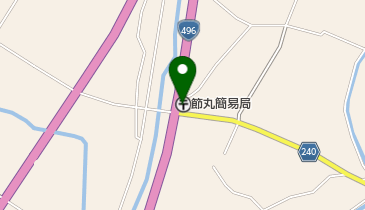 節丸簡易郵便局の地図画像