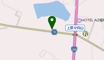 蔵数簡易郵便局の地図画像