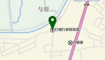 行橋行事簡易郵便局の地図画像