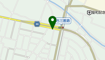 小郡津古簡易郵便局の地図画像