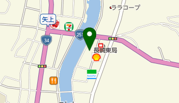 長崎東郵便局の地図画像