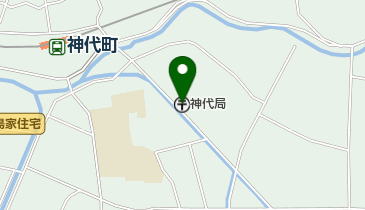 神代郵便局の地図画像