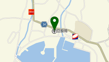 豆酘郵便局の地図画像