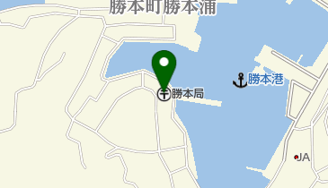 勝本郵便局の地図画像