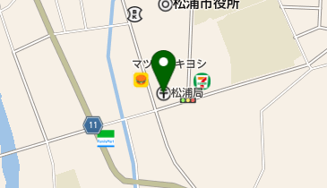 松浦郵便局の地図画像