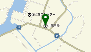 小茂田郵便局の地図画像