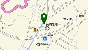 長崎漁港郵便局の地図画像