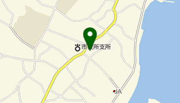 三井楽郵便局の地図画像