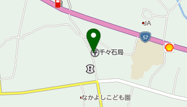 千々石郵便局の地図画像