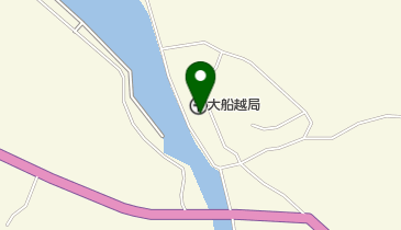 大船越郵便局の地図画像