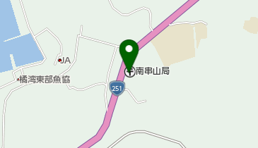 南串山郵便局の地図画像