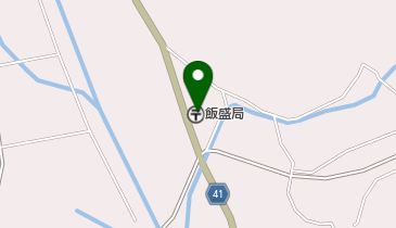 飯盛郵便局の地図画像