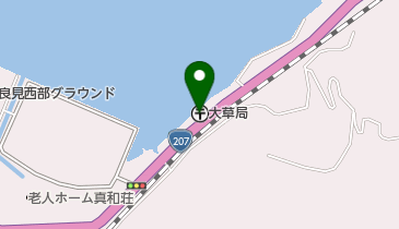 大草郵便局の地図画像