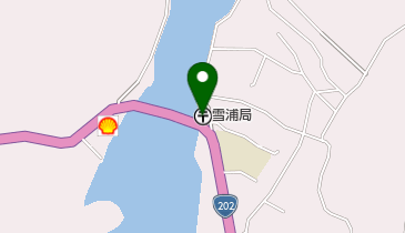 雪浦郵便局の地図画像