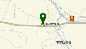 東波佐見郵便局の地図画像