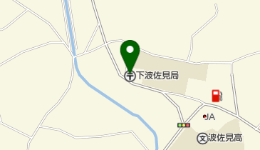 下波佐見郵便局の地図画像